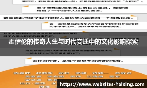 霍伊伦的传奇人生与时代变迁中的文化影响探索